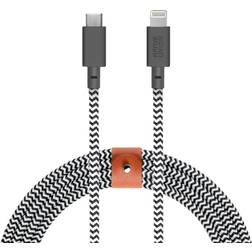 Native Union Belt Cable USB-C to Lightning Reinforced Cable [MFi iPhone 14, Phone iPhone 14 iPhone